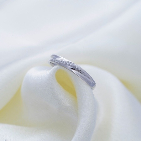 925 Sterling Silver Engraved Pattern Band Adjustable  Ring