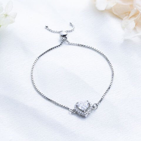 Reegalia HeartGlow 925 Silver Ladies Bracelet