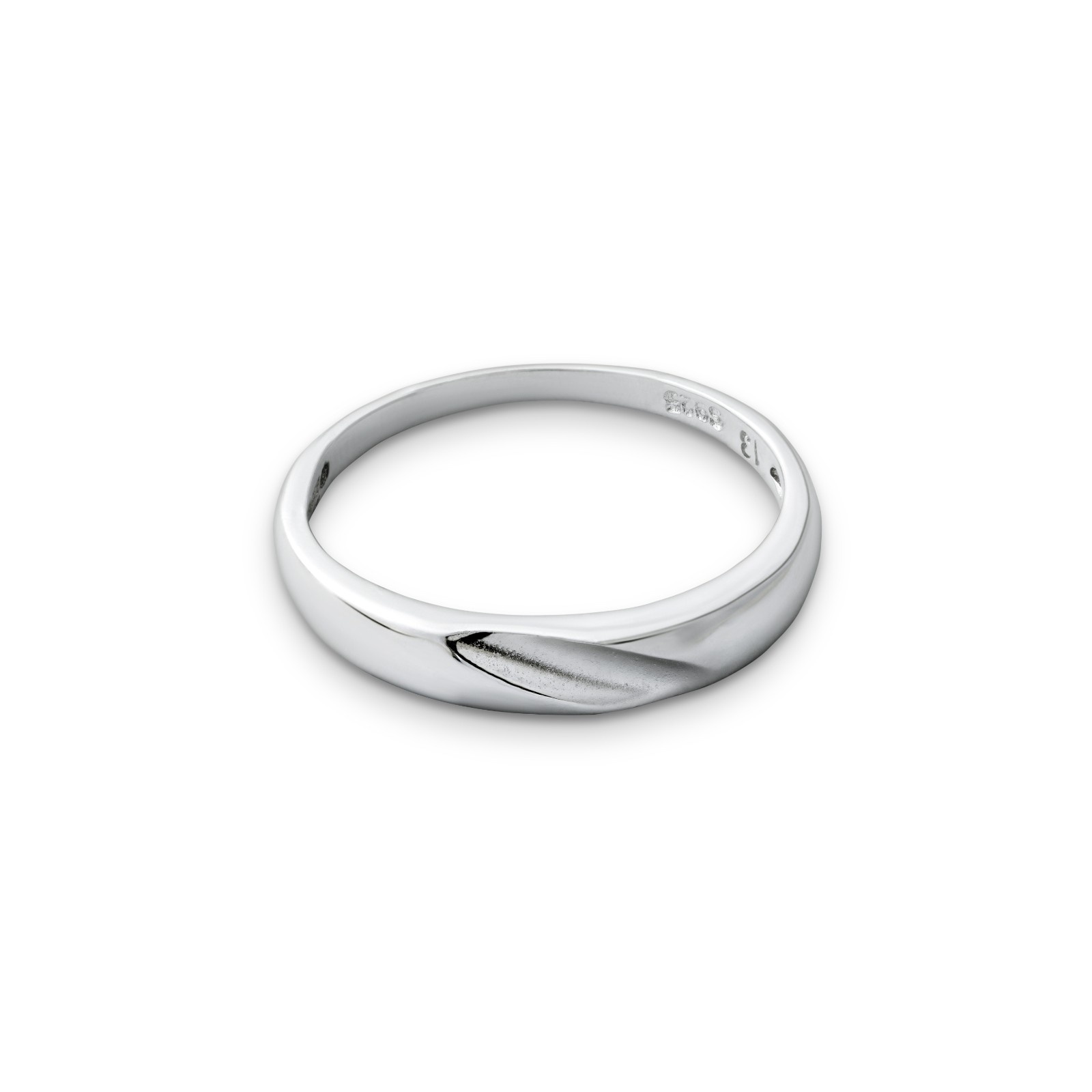 925 Sterling Silver Twisted Band Ring